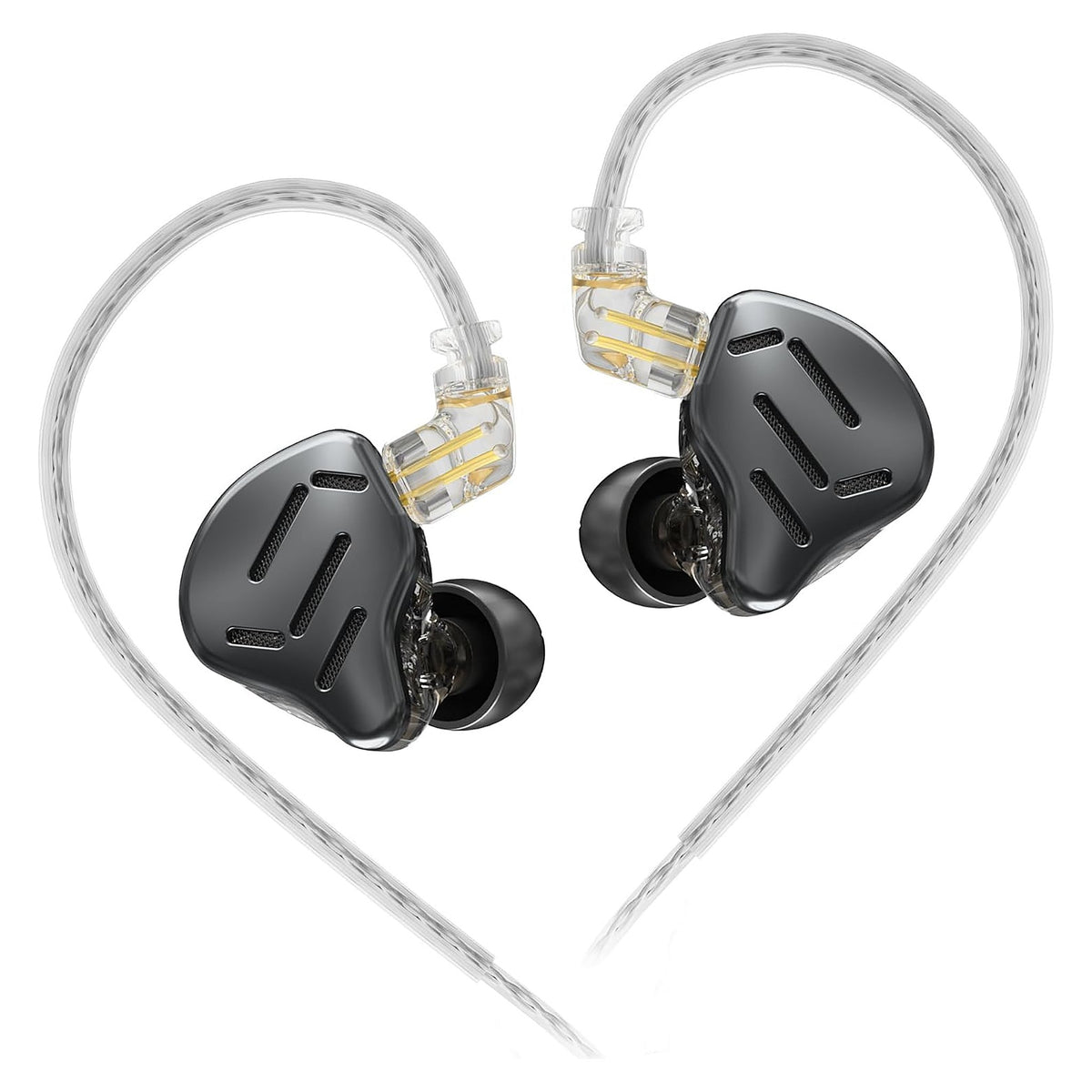 KZ ZAX Audífonos in-ear híbridos 1DD+7BA