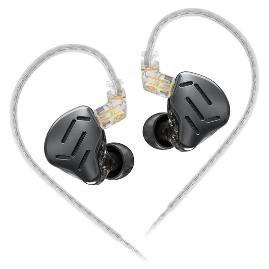 KZ ZAX Audífonos in-ear híbridos 1DD+7BA