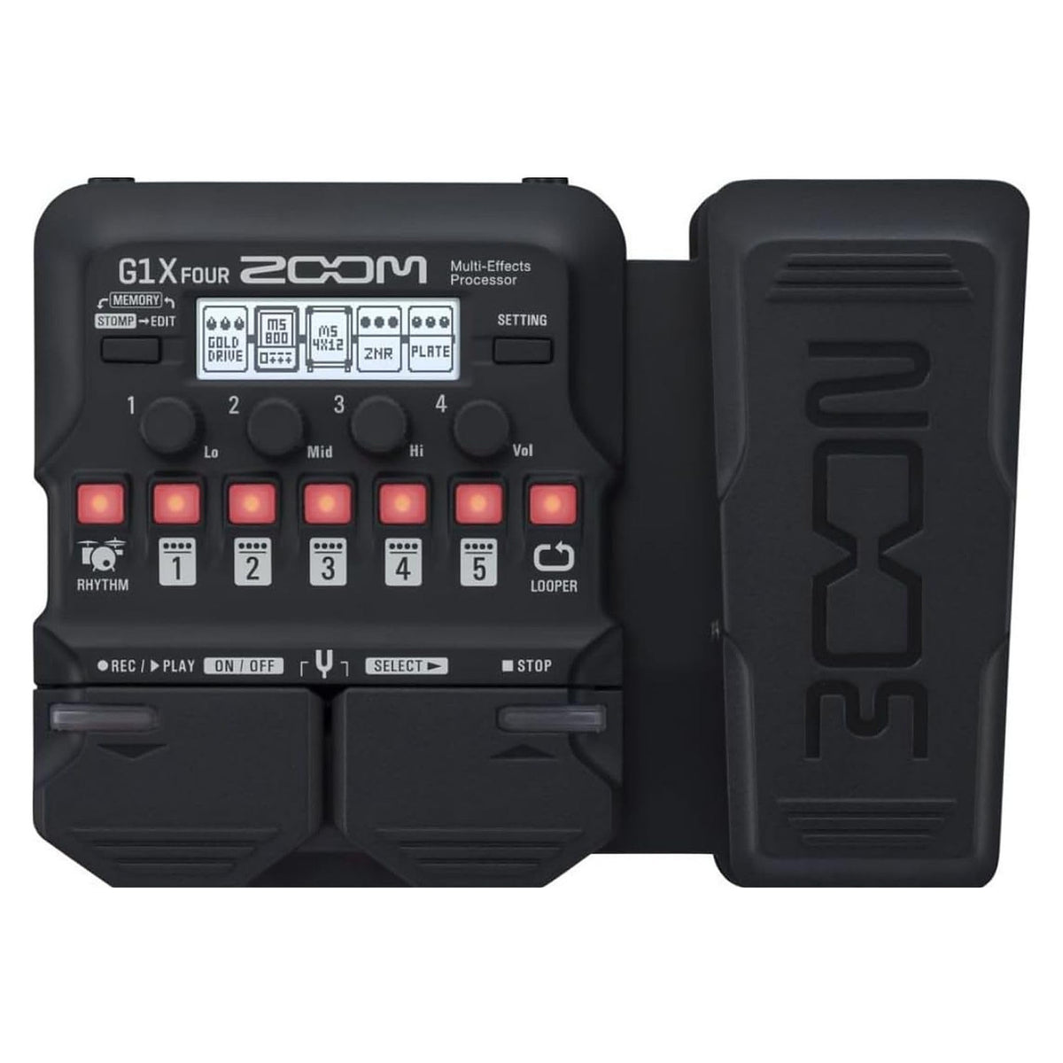 Zoom G1X FOUR Pedalera multiefectos con pedal de expresión