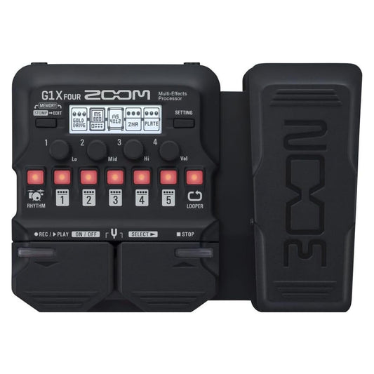 Zoom G1X FOUR Pedalera multiefectos con pedal de expresión