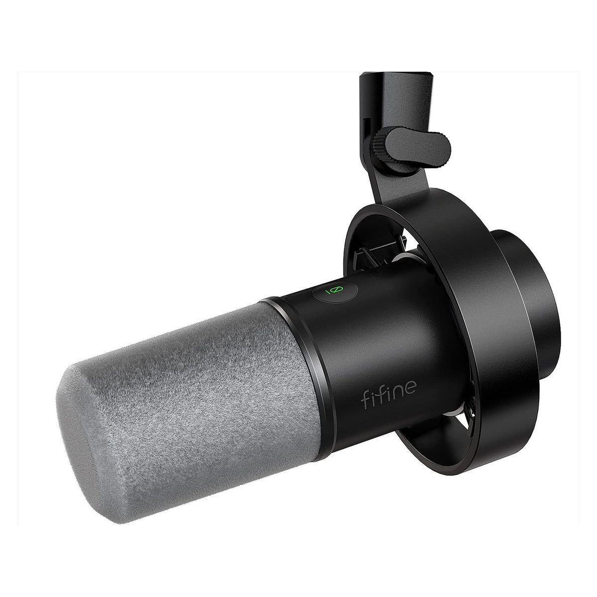 FIFINE Micrófono dinámico USB/XLR para podcast