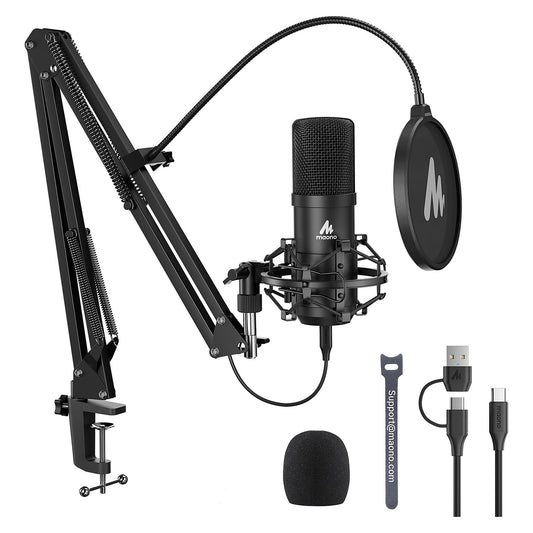 MAONO AU-A04 Micrófono de condensador USB/XLR