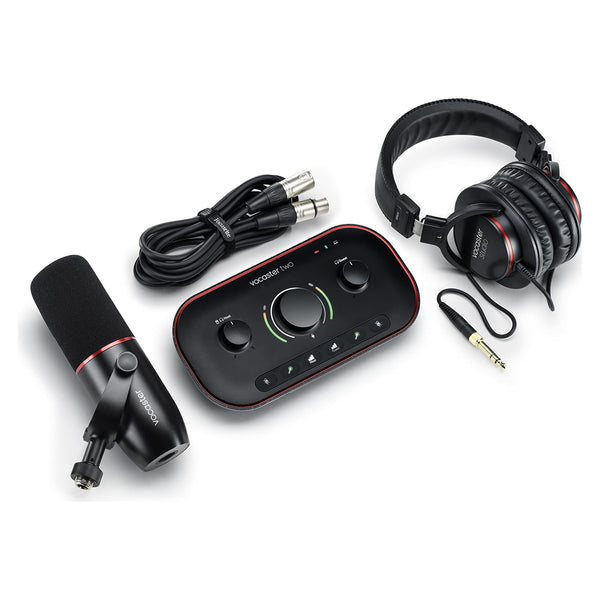 Focusrite Vocaster Two Studio Kit de podcast