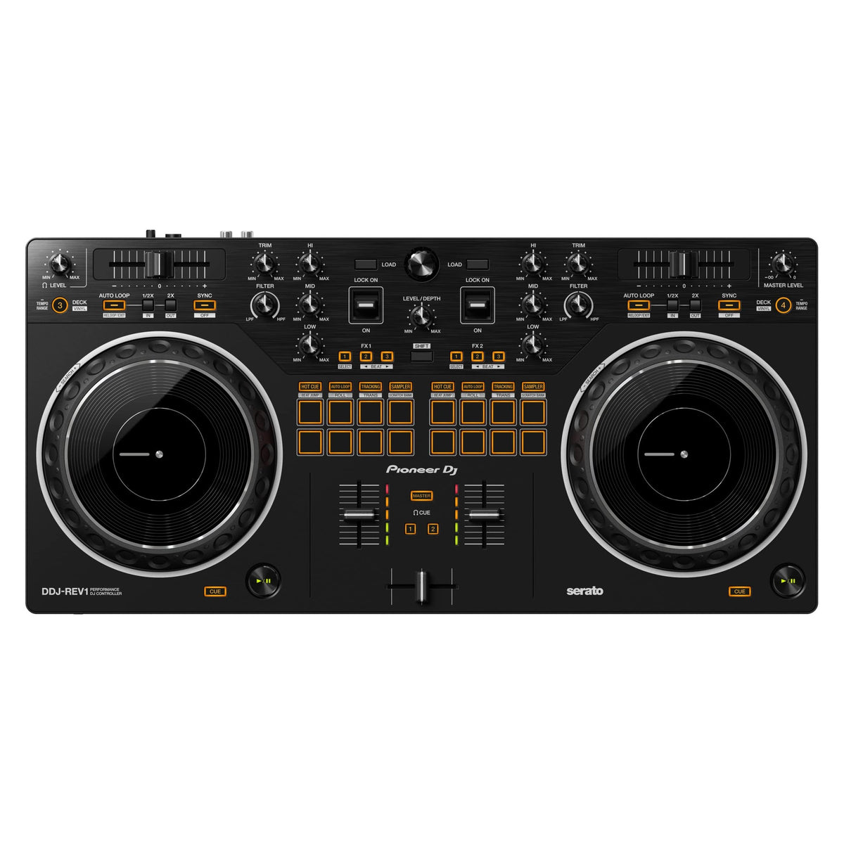 Pioneer DJ DDJ-REV1 Controlador DJ de 2 canales estilo scratch