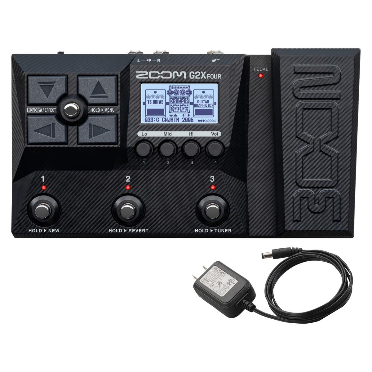 Zoom G2X FOUR Pedalera multiefectos con pedal de expresión